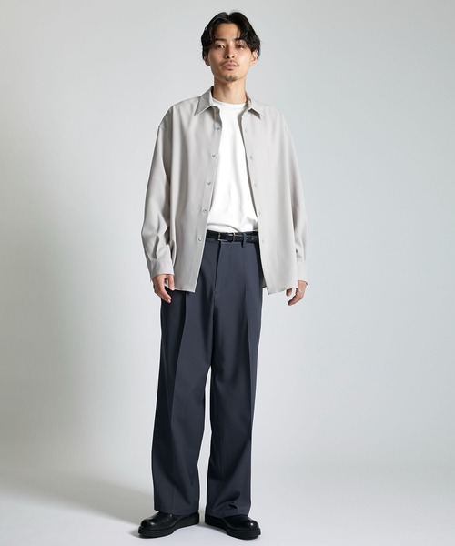 「CITY」 長袖シャツ 1 グレー メンズの画像