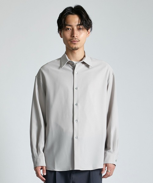 「CITY」 長袖シャツ 1 グレー メンズの画像