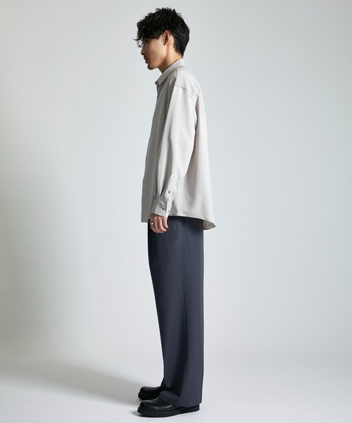 「CITY」 長袖シャツ 1 グレー メンズの画像