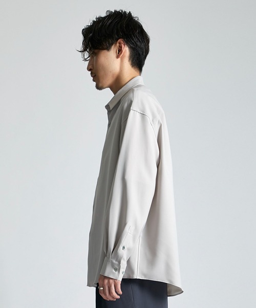 「CITY」 長袖シャツ 1 グレー メンズの画像