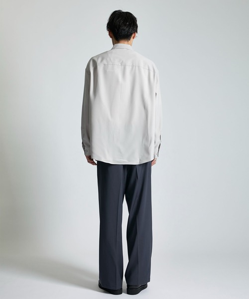 「CITY」 長袖シャツ 1 グレー メンズの画像