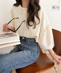 tシャツ 袖の切り替えで軽やかに映える♪楊柳シ...の詳細画像2