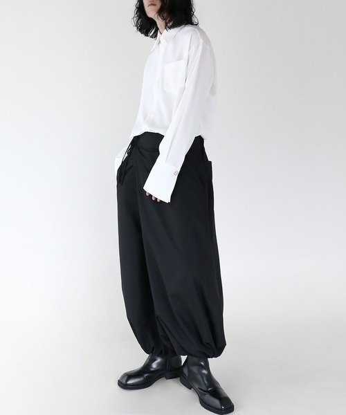 「minsobi」 パンツ FREE ブラック メンズの画像