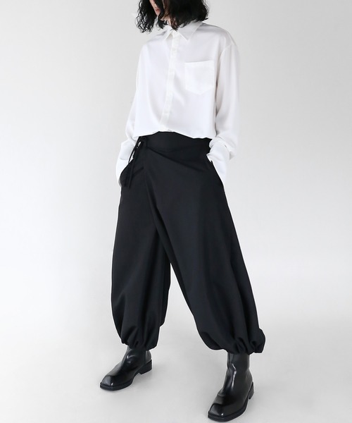 「minsobi」 パンツ FREE ブラック メンズの画像