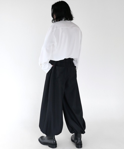 「minsobi」 パンツ FREE ブラック メンズの画像