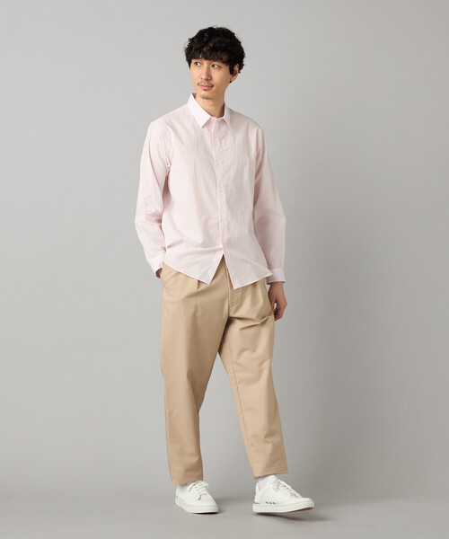 COMME CA MEN（コムサメン） チノパン タックテーパード チノパンツ