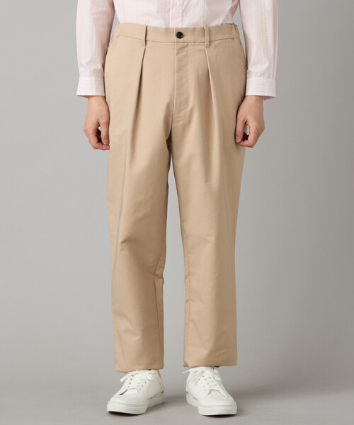 COMME CA MEN（コムサメン） チノパン タックテーパード チノパンツ