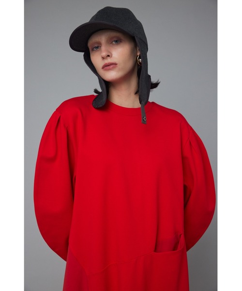 「HeRIN.CYE」 長袖ワンピース FREE グレー レディースの画像