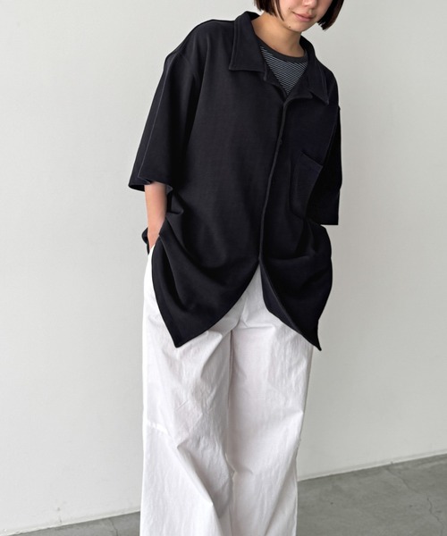 CANAL JEAN（キャナルジーン） ブラウス シャツ choice_cnl カット開襟
