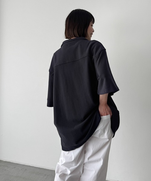 CANAL JEAN（キャナルジーン） ブラウス シャツ choice_cnl カット開襟