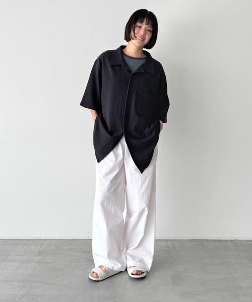 CANAL JEAN（キャナルジーン） ブラウス シャツ choice_cnl カット開襟