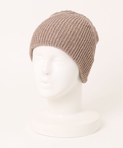 ニット帽 ニットキャップ an meets zakka チェーンリブ編みコットン