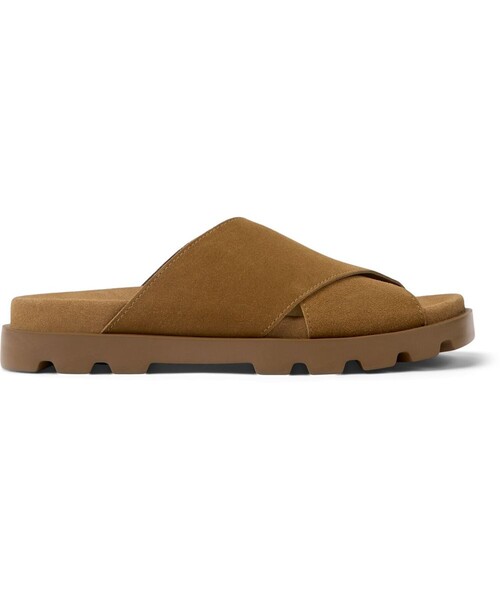 「CAMPER」 フラットサンダル 24.0cm キャメル レディース_画像2