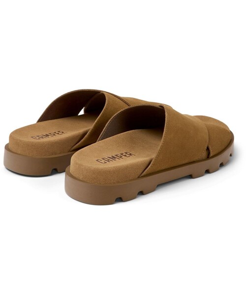 「CAMPER」 フラットサンダル 24.0cm キャメル レディース_画像3