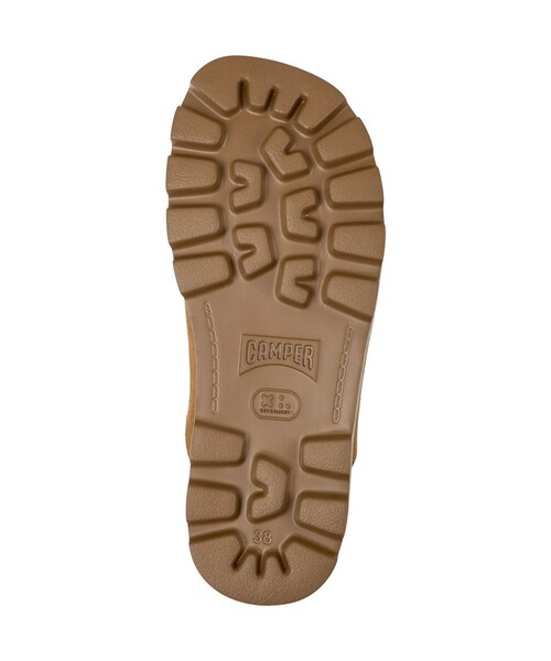 「CAMPER」 フラットサンダル 24.0cm キャメル レディース_画像4