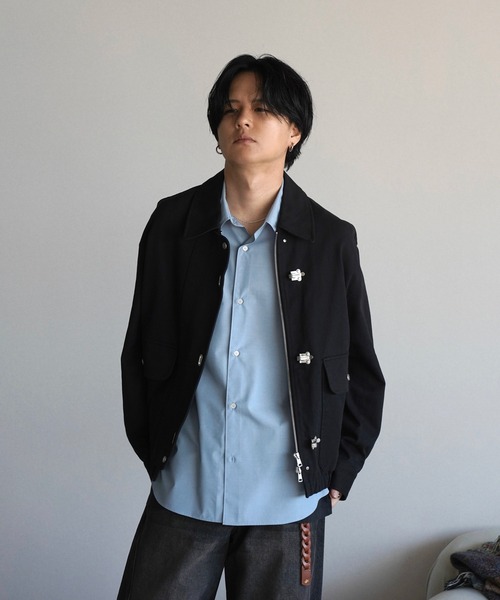 WYM LIDNM 「WYM LIDNM」 ブルゾン S ブラック メンズ : ZOZOTOWN