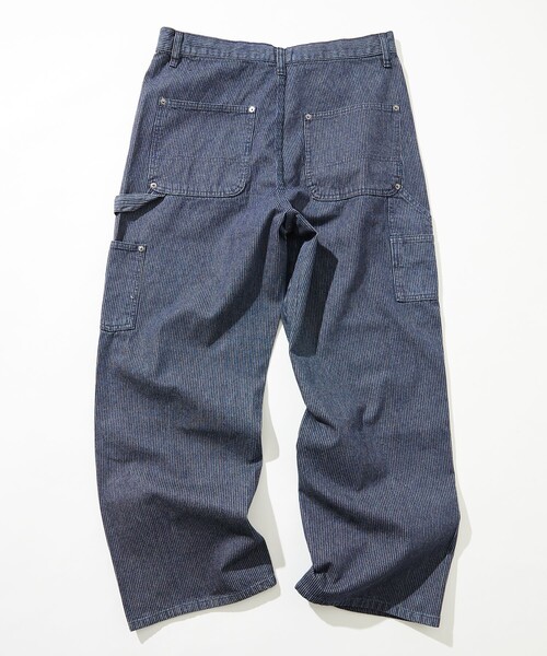 「FREAK'S STORE」 デニムパンツ LARGE ネイビー メンズ_画像3