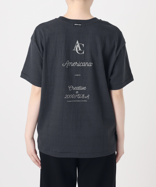 【AMERICANA/アメリカーナ】 LOGO TEE AMERICANA/アメリカーナ】 LOGO TEE（Tシャツ／カットソー）｜Deuxieme
