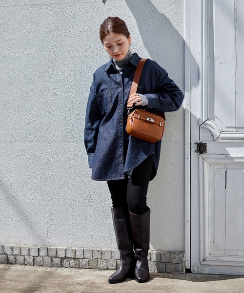 「JOURNAL STANDARD」 長袖シャツ FREE ネイビー レディースの画像