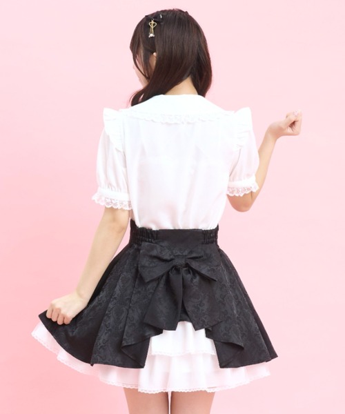 Secret Honey（シークレットハニー） ブラウス シャツ 夏 半袖 レース