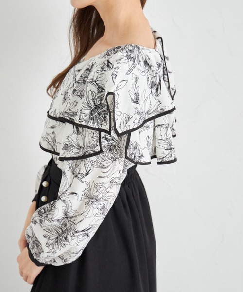 「tocco closet」 長袖ブラウス M ブラック レディース_画像4