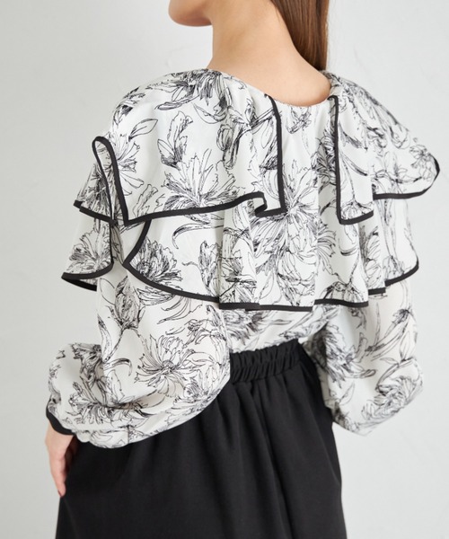 「tocco closet」 長袖ブラウス M ブラック レディース_画像5