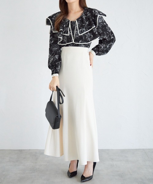 「tocco closet」 長袖ブラウス M ブラック レディース_画像7
