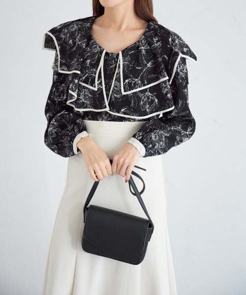 「tocco closet」 長袖ブラウス M ブラック レディース_画像8