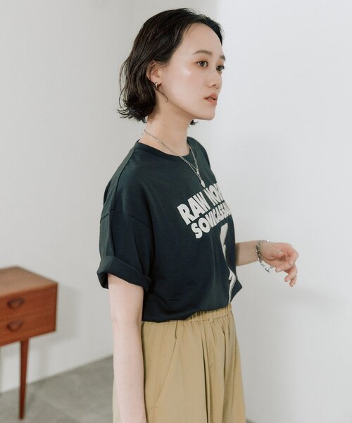 tシャツ 「接触冷感」アソートロゴTee レディースの画像