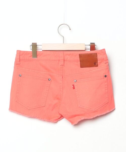 「roial」 デニムショートパンツ MEDIUM レッド レディース_画像2