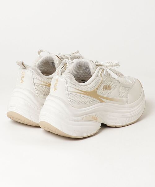 「FILA」 ローカットスニーカー 23.5cm ベージュ レディース_画像2
