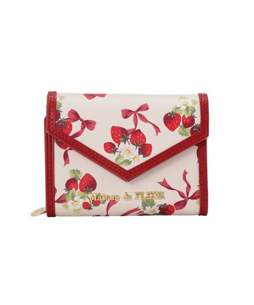 Maison de FLEUR（メゾンドフルール） 財布 FREE レッド レディース