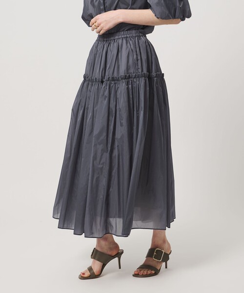 UNITED ARROWS ユナイテッドアローズ　タフタスカート　新品　タグ付 UNITED ARROWS（ユナイテッドアローズ） スカート シアー タフタ