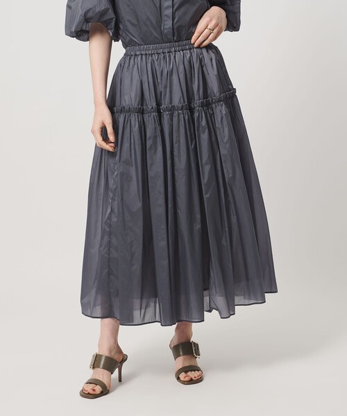 UNITED ARROWS ユナイテッドアローズ　タフタスカート　新品　タグ付 UNITED ARROWS（ユナイテッドアローズ） スカート シアー タフタ