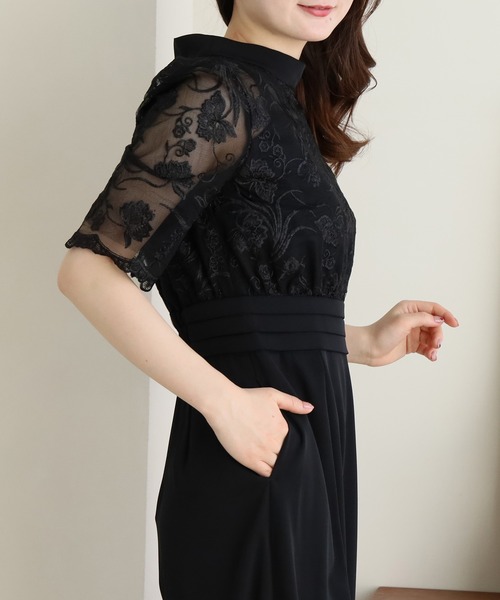 「TRUDEA」 オールインワン MEDIUM チャコールグレー レディース_画像4