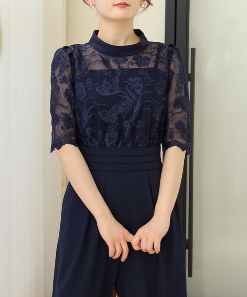 「TRUDEA」 オールインワン MEDIUM チャコールグレー レディース_画像8