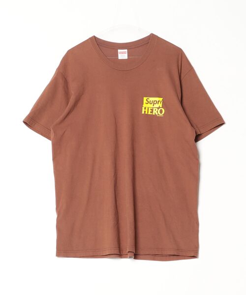 Supreme（シュプリーム） Dog Tee「ANTIHEROコラボ」 L ブラウン