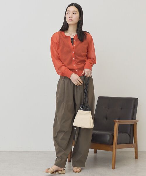 「AMERICAN HOLIC」 ニットカーディガン M ネイビー レディース_画像9