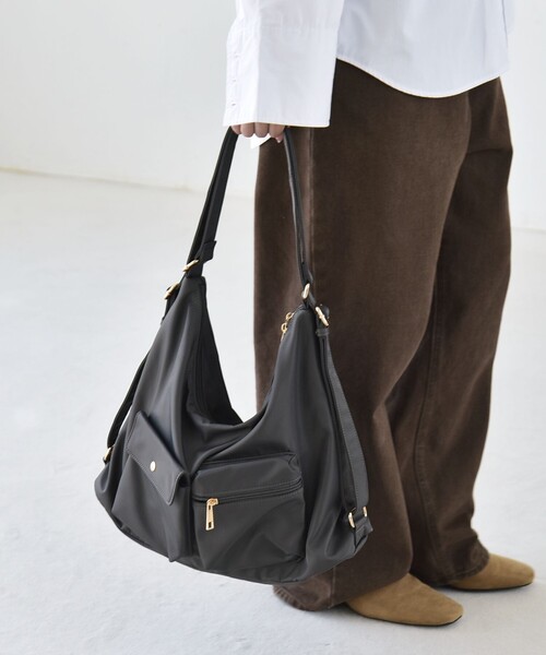 quaranciel ショルダーバッグ バッグ 「撥水加工」3WAY ナイロン