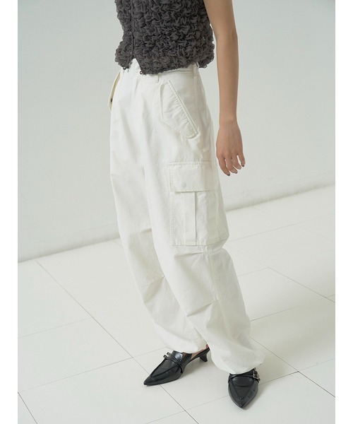 「SNIDEL」 カーゴパンツ 1 カーキ レディース_画像7