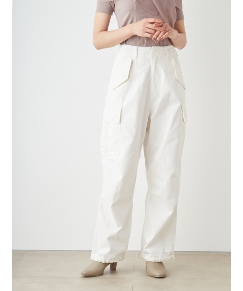 「SNIDEL」 カーゴパンツ 1 カーキ レディース_画像8