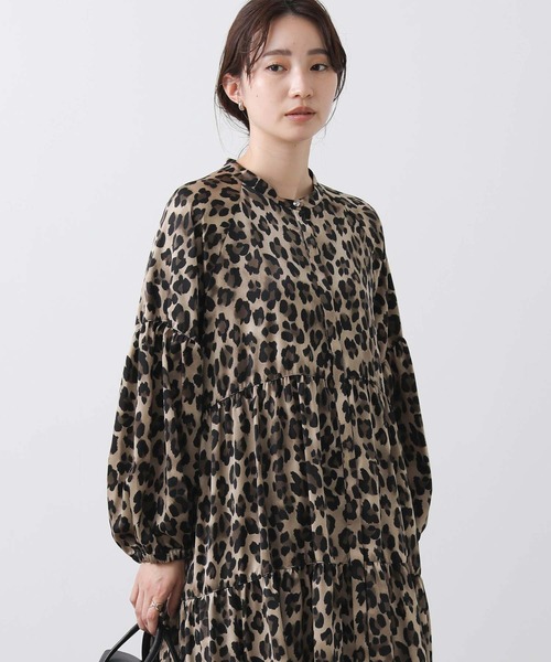 「Gready Brilliant」 長袖ワンピース 38 ベージュ レディース_画像7