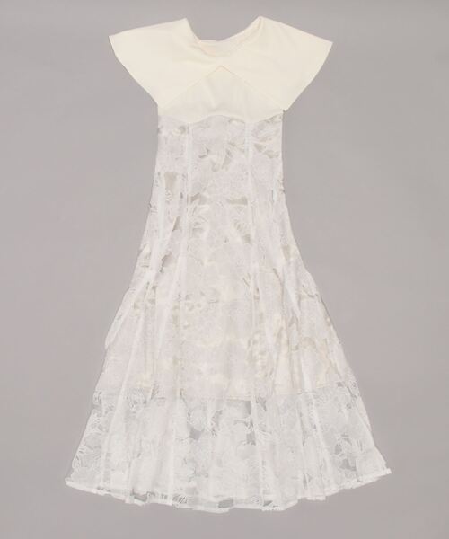 「dazzlin」 ドッキングワンピース SMALL グレー レディース_画像3