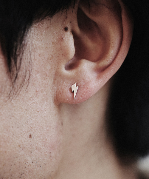 SunKu（サンク） ピアス SILVER PIERCE / BOLT(シルバー ピアス