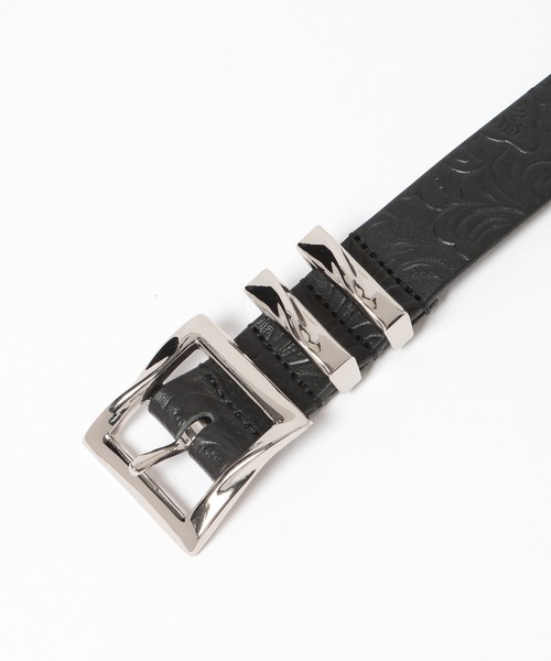 勇*崎様 HUMAN MADE ハートバックルベルト　ブラック HUMAN MADE Heart Leather Belt 