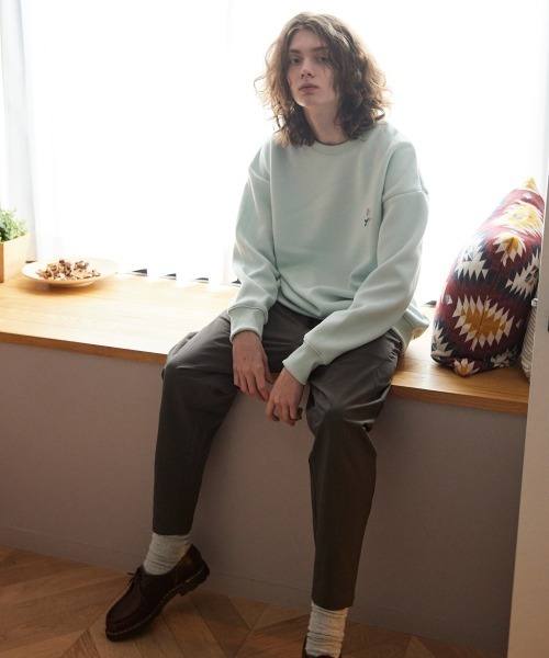 rehacer（レアセル） トレーナー スウェット : Rainbow Rose Wide