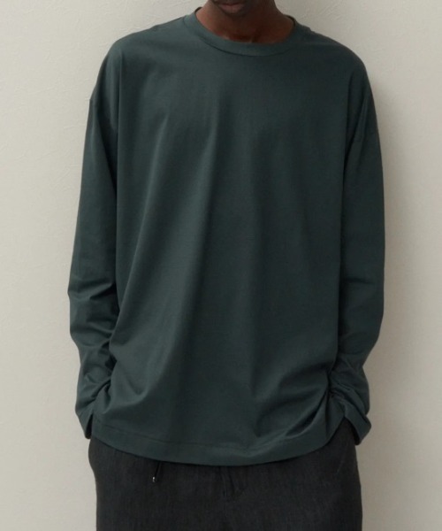 ATON Tシャツ ATON tシャツ (エイトン)SUVIN60/2 | OVERSIZED L/S T-SHIRT