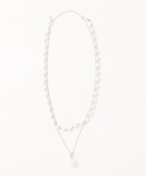 ネックレス 「blatto 925silver」925シルバー パールモチーフ 