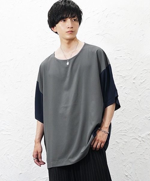 MinoriTY（マイノリティ） tシャツ 「MinoriTY」切り替えドルマン