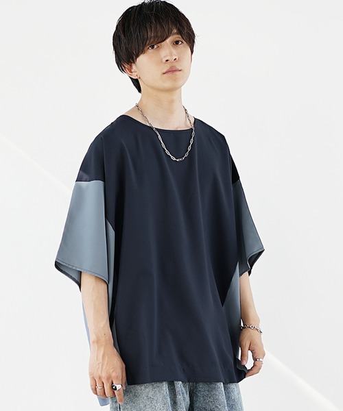 MinoriTY（マイノリティ） tシャツ 「MinoriTY」切り替えドルマン